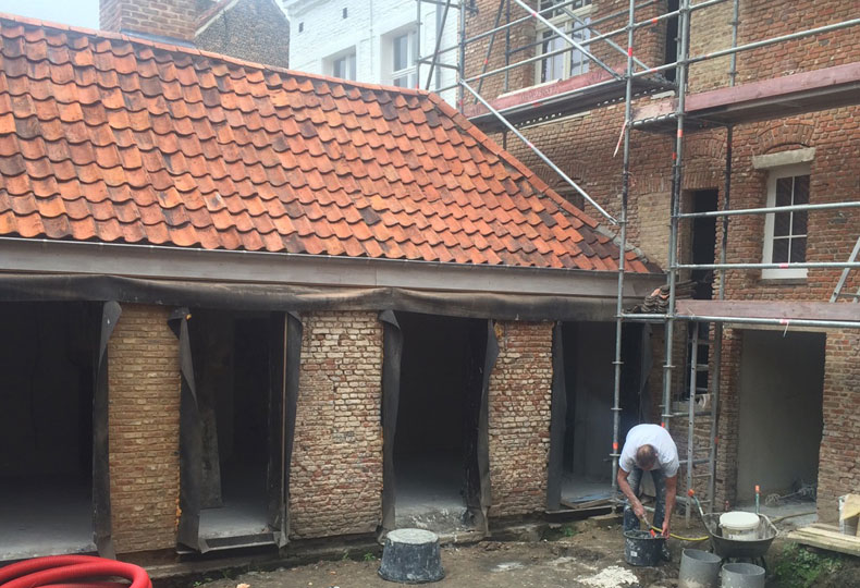 Algemene gevel -en restauratiewerken - buitenpleisterwerken